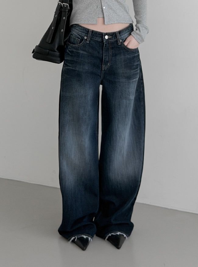 mnem（ムネム）の「Mar Deep Blue Washed Denim（Pants）」