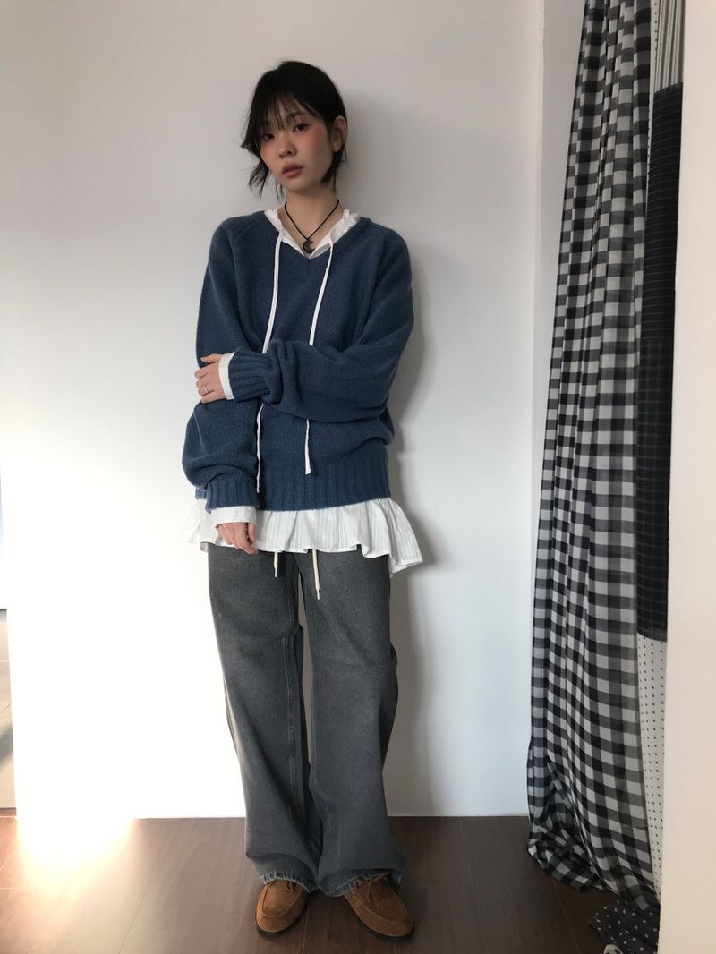 PREP V-Neck Knit (8color)