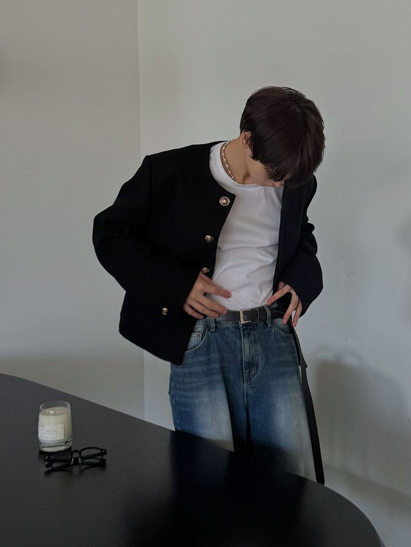 3 TAP Low Tweed Jacket (2color)