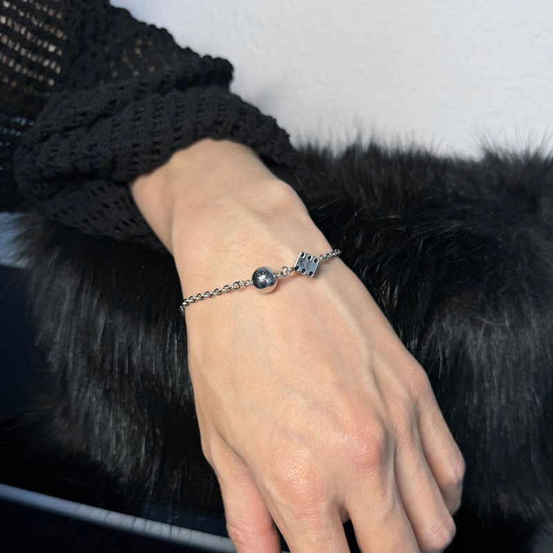 8ball & dice bracelet