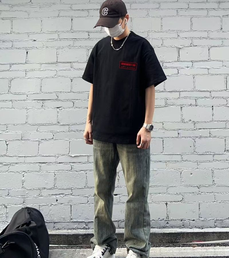 UNITY casual simple short sleeved black