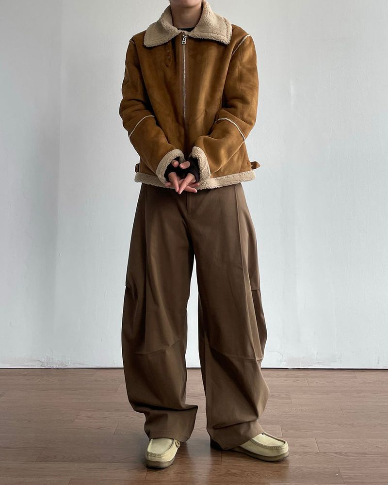 Tony Curved Cotton Pants