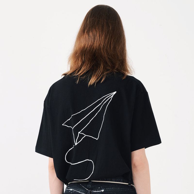 PIECEMAKER(ピースメーカー)の「PAPER PLANE TSHIRTS (5COLORS)(Tops)」