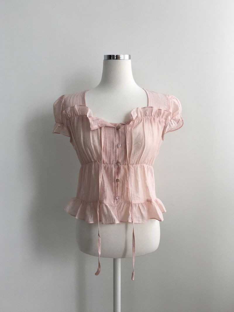 Blooming blouse (short sleeves ver.)