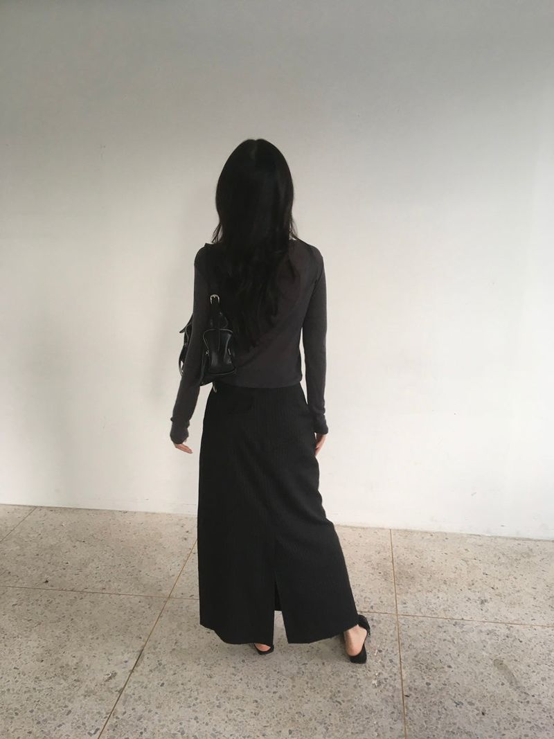 Dual Maxi Skirt