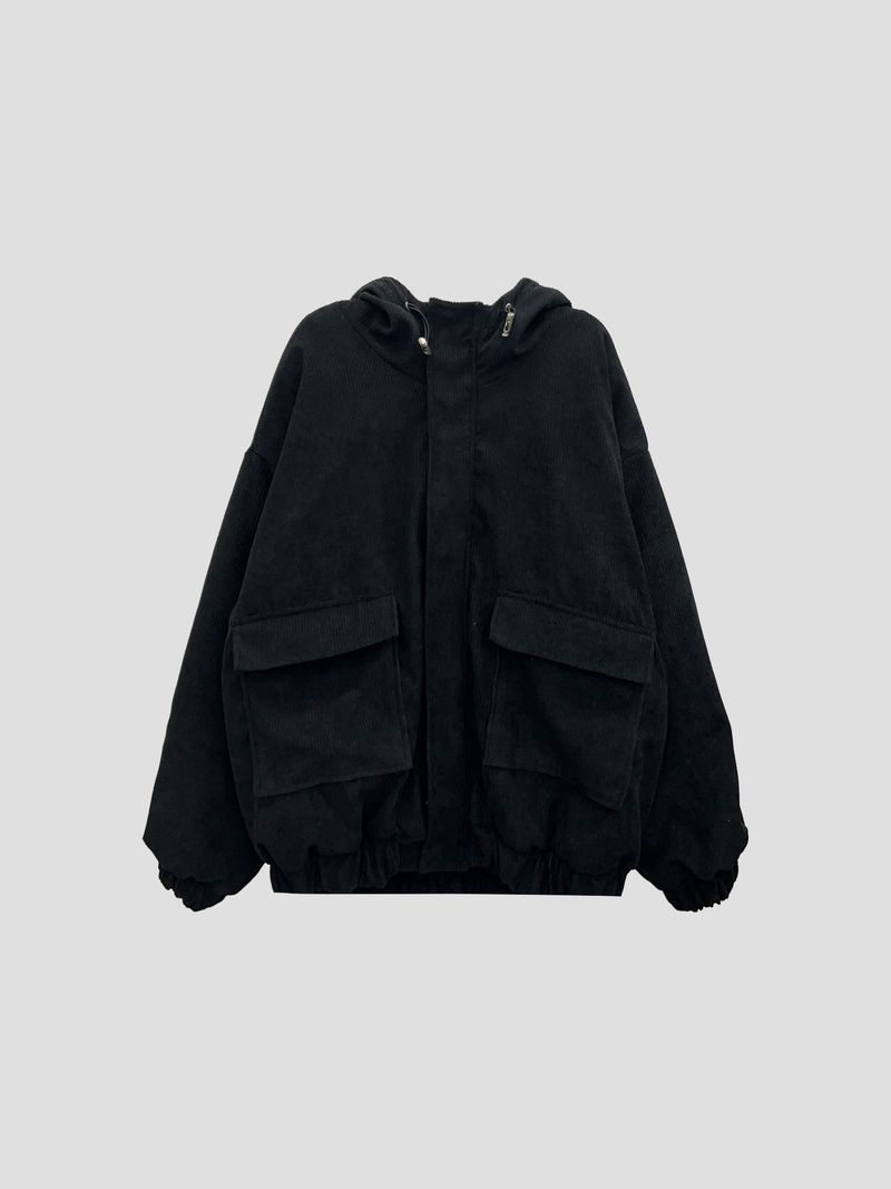 Number Jack Corduroy Hooded Jacket 3C