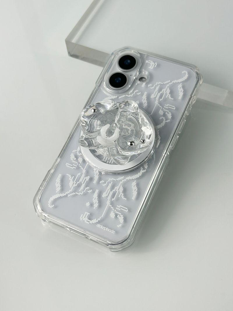 Flower Mosaic Jelly Hard Case