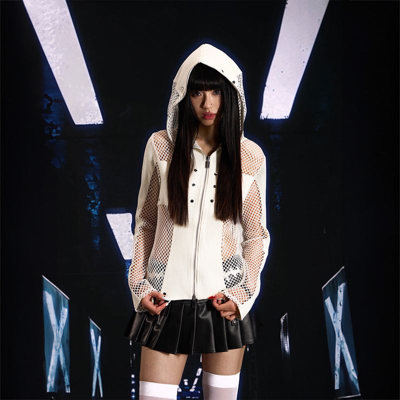 SEXXDEVIL Cross Mesh Jacket