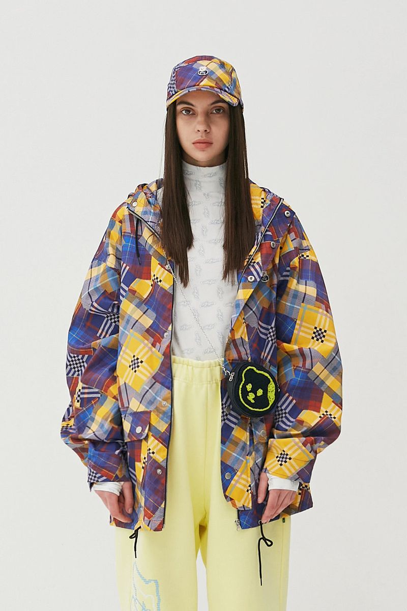 APIECEOFCAKE（ピースオブケイク）の「Multi Check Wind Jacket_Blue Check(Copy)（Jackets/Outerwear）」