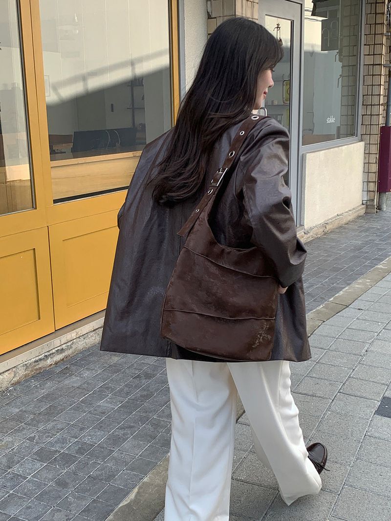 [MADE] Blending leather jacket