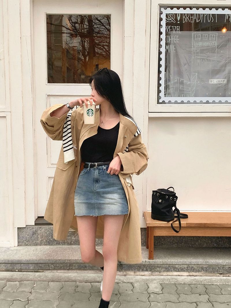[BELLIDE MADE] long fish tail mods jacket
