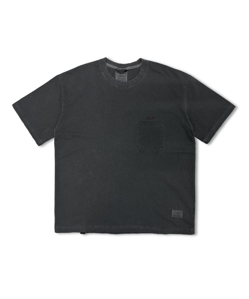 STIGMA（スティグマ）の「SCRT PIGMENT POCKET T-SHIRTS CHARCOAL（Tops）」