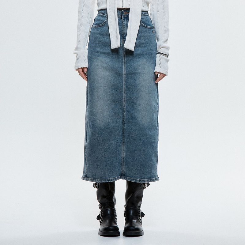 DAUSPICE(DUC)（ダウスピス）の「(DUC) Denim Long Skirt（Skirts）」