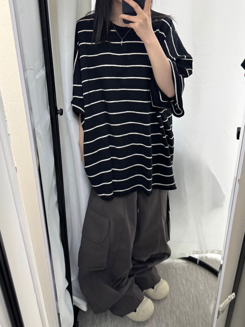 panel big cargo banding pants