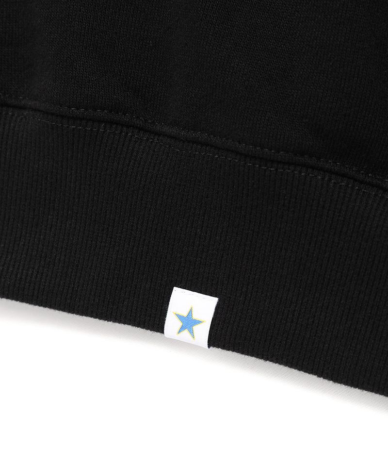 SELLER LOGO ZIP UP HOODIE BLACK(CV2EFUM480A)