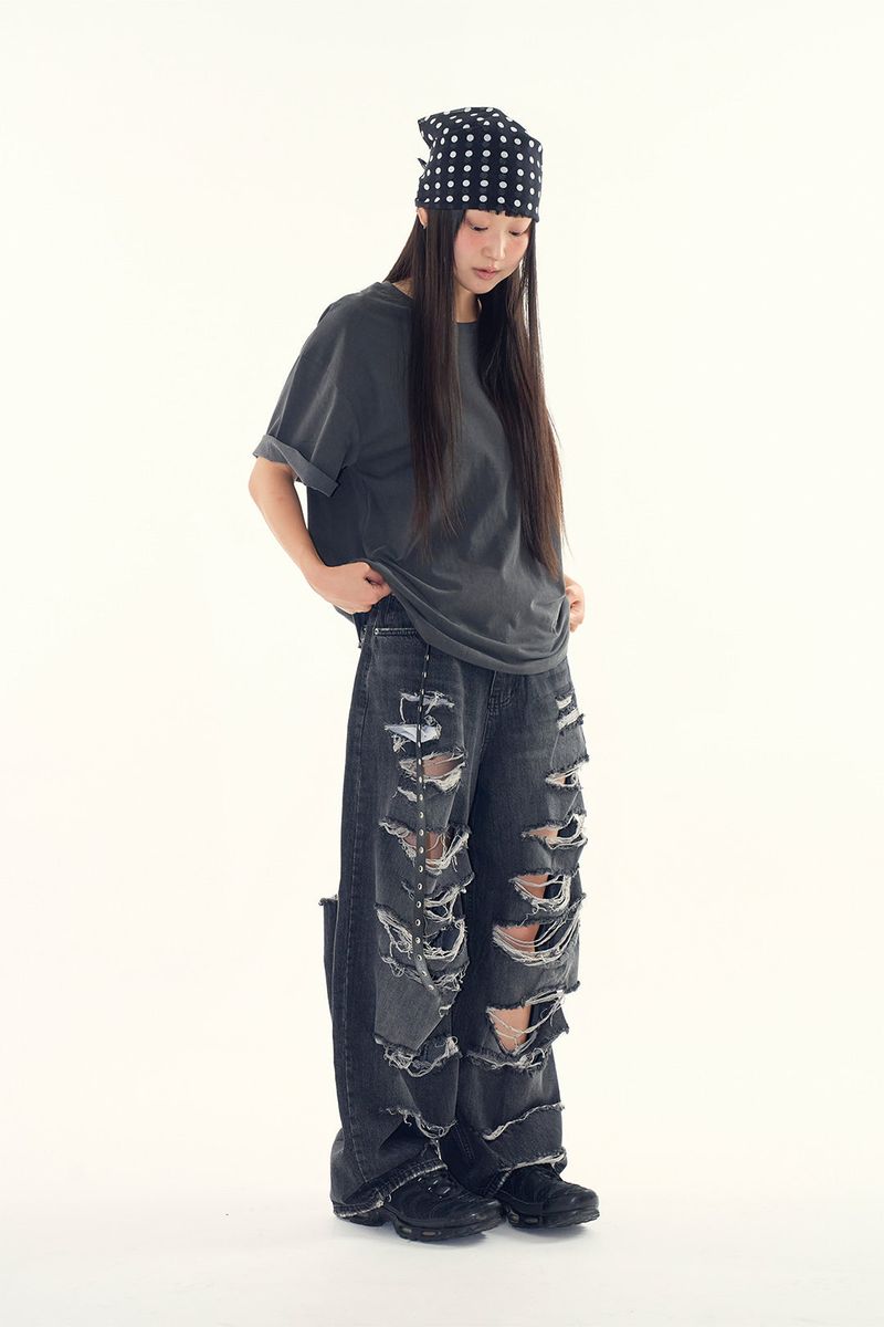 Poet dot sheer cotton bandana
