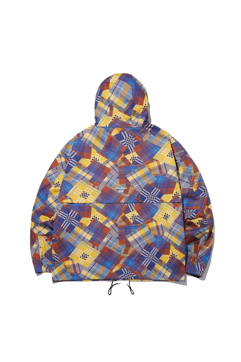 Multi Check Wind Jacket_Blue Check(Copy)