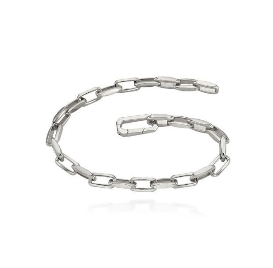 26SS★ [Premium Plating] Name AB(W) Bold Chain Bracelet