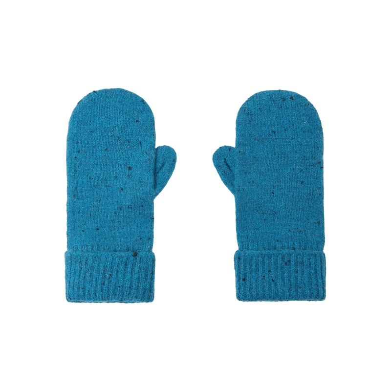 Dot Mitten Gloves (Blue Green)