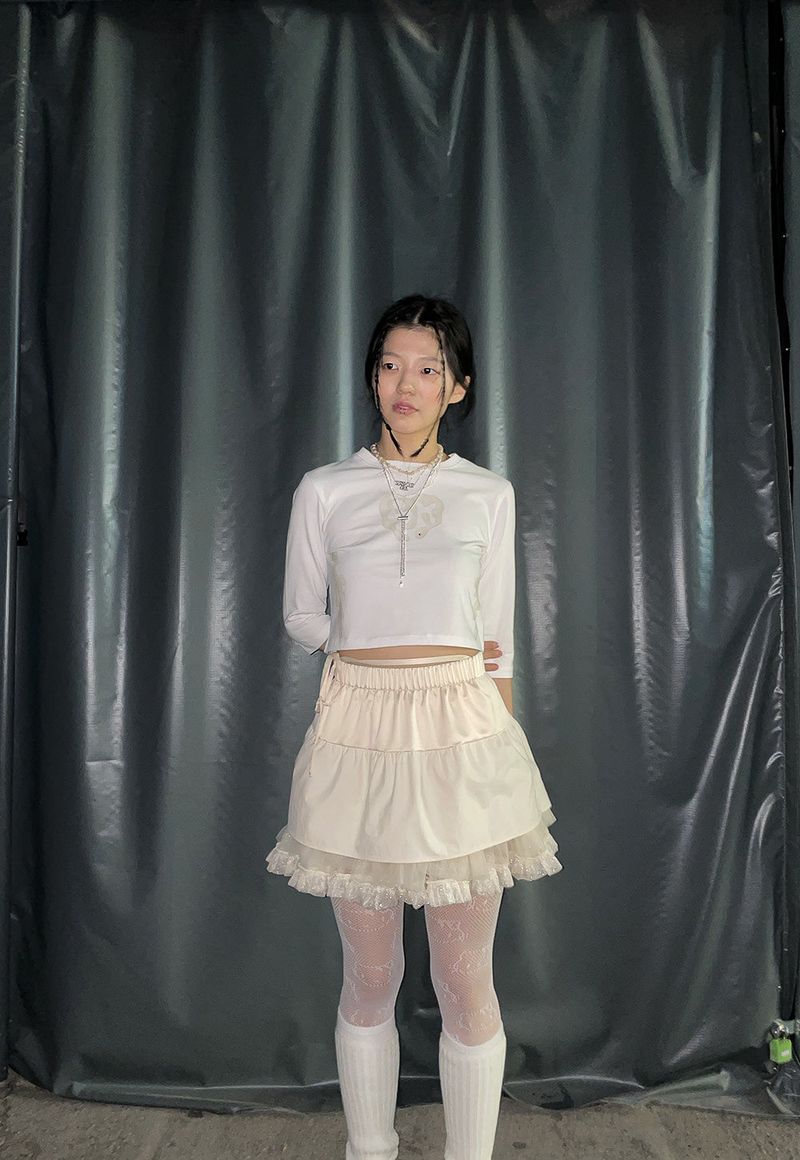 2-WAY KIRI TUTU SKIRT _CREAM