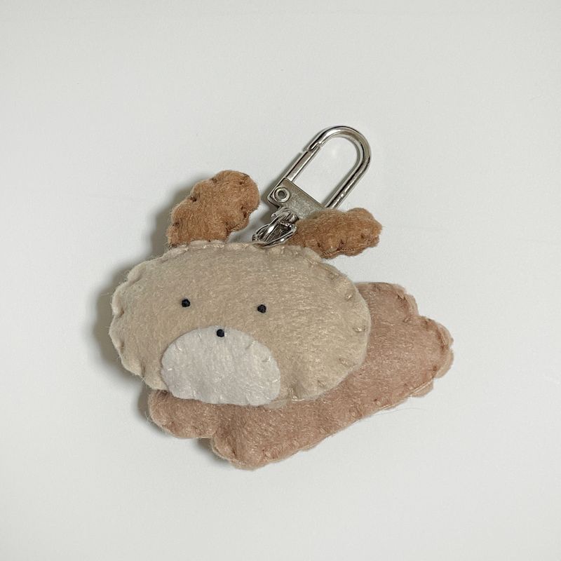 [MADE] Flying Puppy Key ring