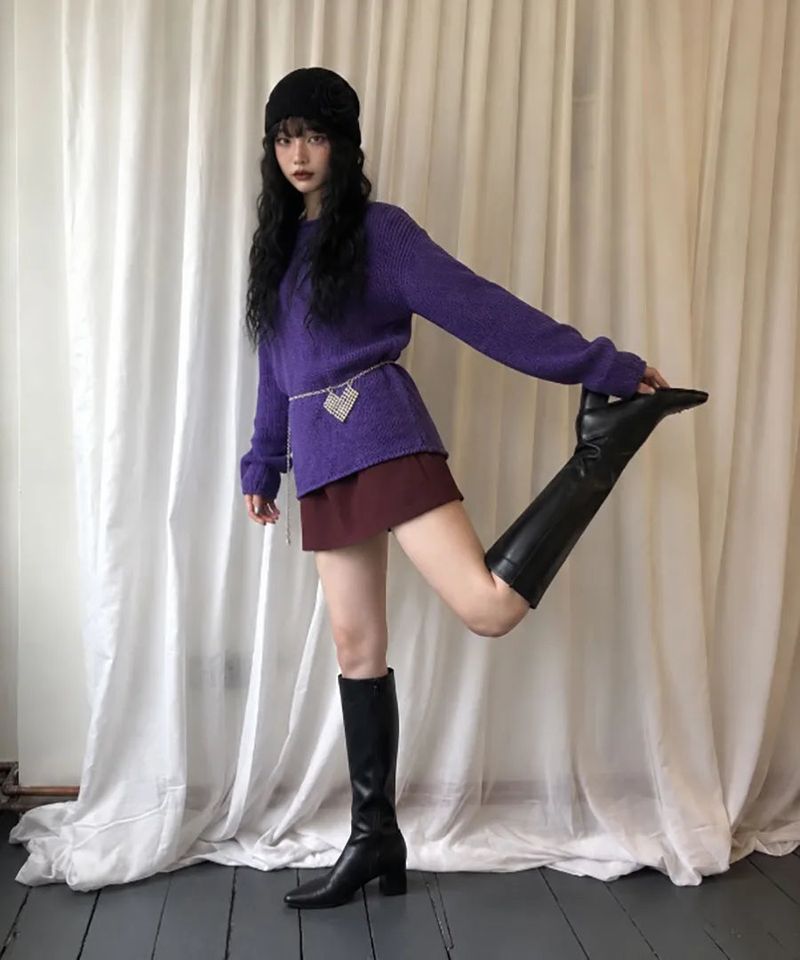 VIVIC（ビビク）の「CHUNKY KNIT OVERSIZED PULLOVER (4COLORS!)（Tops）」