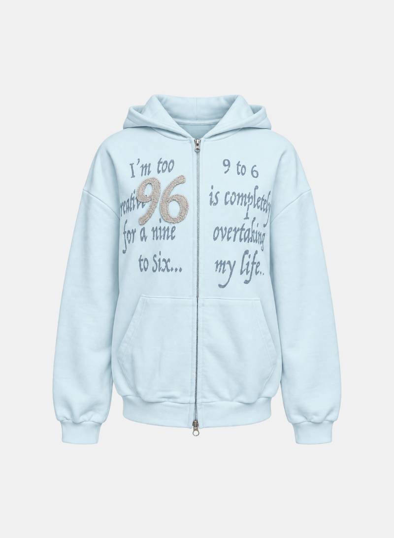 Harper Number Hoodie Zip-up