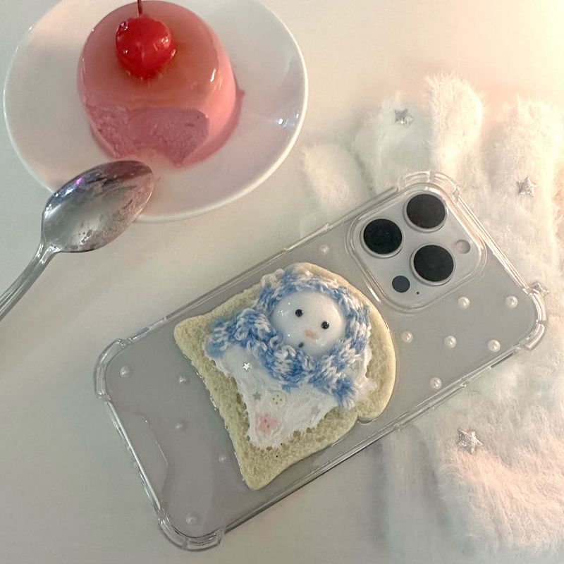 teenlee（ティンリー）の「[made]"スノーマン"ケース（スマホグッズ/小物）」