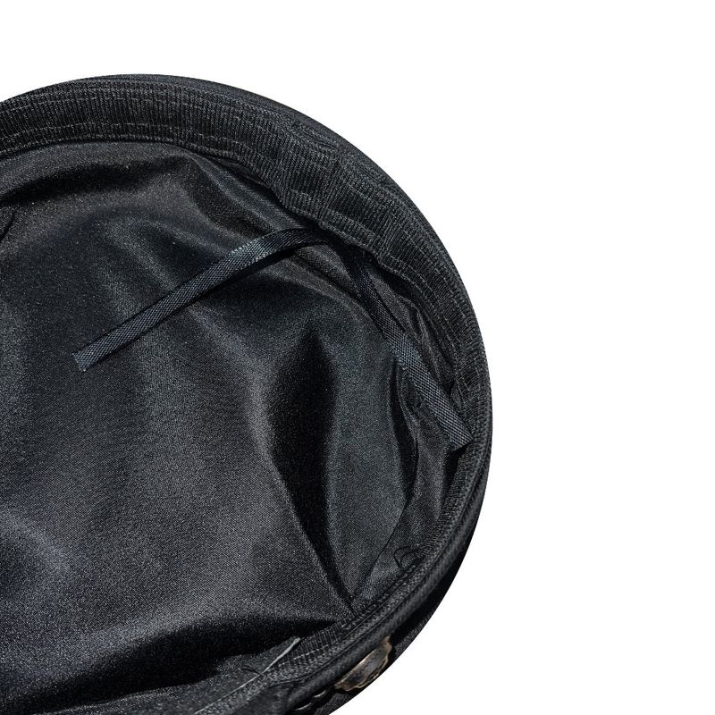 Classic Noir Metal Button Black Loop Sailor Cap (Black)