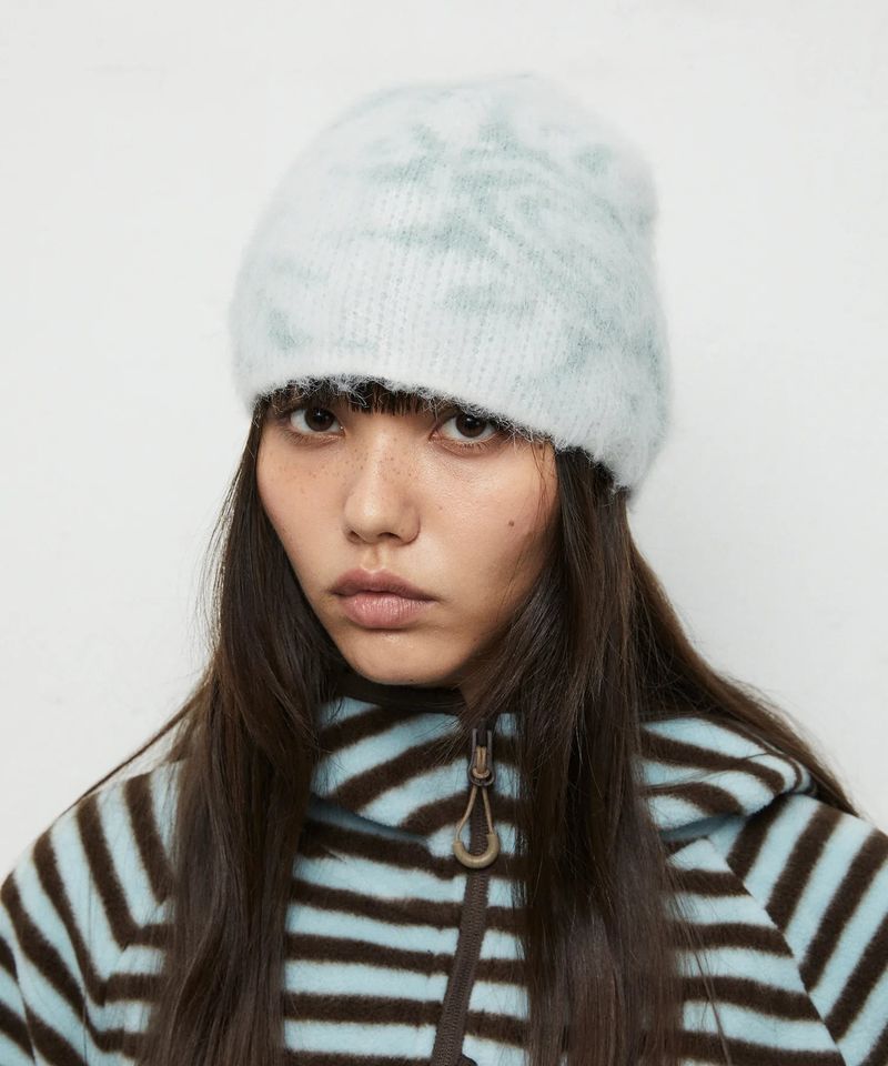 HAIRY SOLAR BEANIE_IVORY