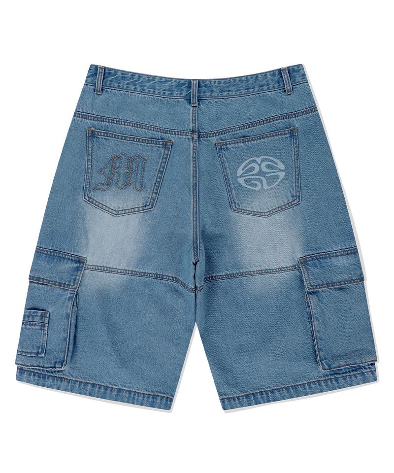 BERMUDA CARGO DENIM SHORT