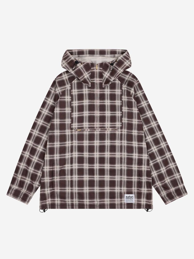 safarispot（サファリスポット）の「REGULAR CHECK ANORAK (BROWN)（Tops）」