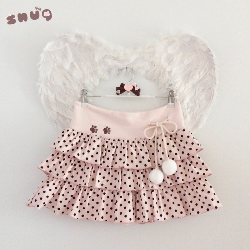 SNUG（スノグ）の「スウィートエンジェルスカート ♡ ピンクエンジェル（スカート）」