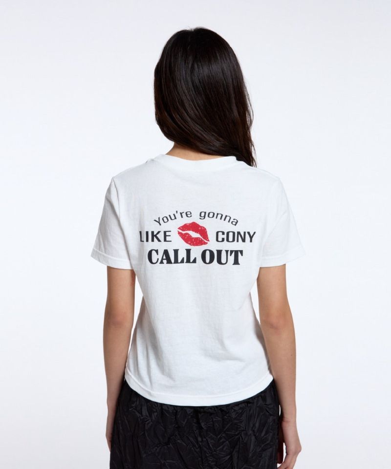 calloutnewyear(cony)(コールアウトニューイヤー(コニー))の「CALLOUT STANDARD TEE/ WHITE(Tops)」