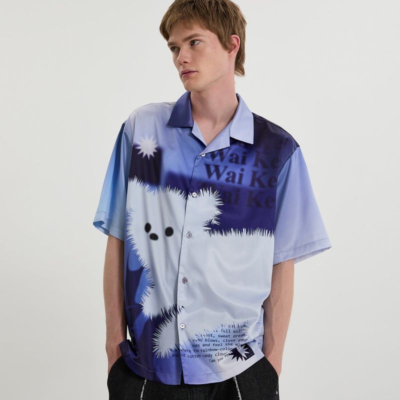Gradation Maltese half sleeve shirt