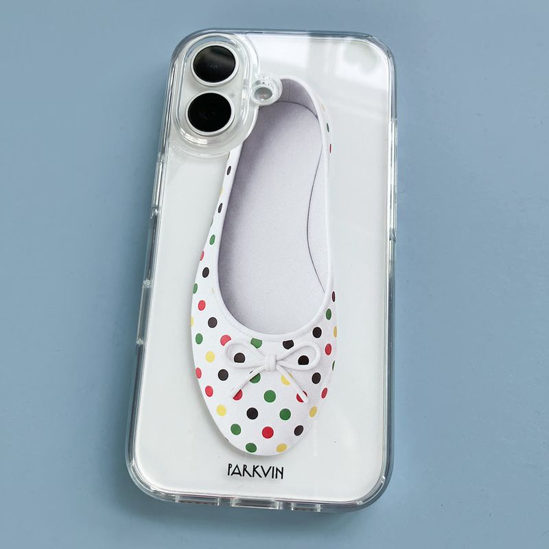 [jellyhard] colorful dot shoes case 