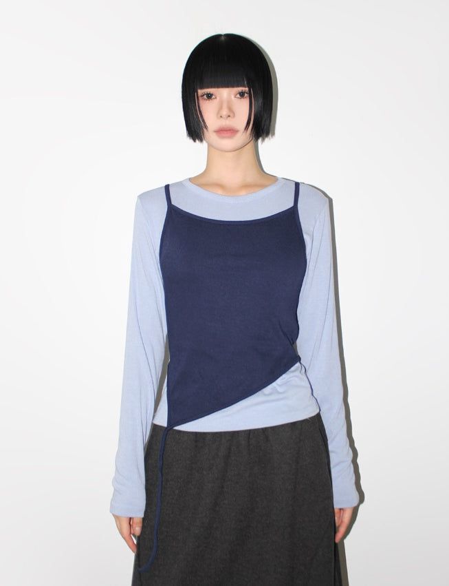 AAKE（アケ）の「[SET] DUAL LAYER LONGSLEEVE（Tops）」