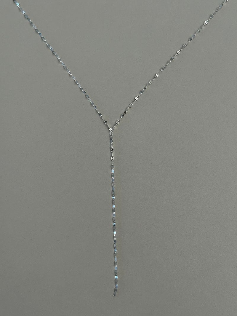 [925silver] Spot drop necklace