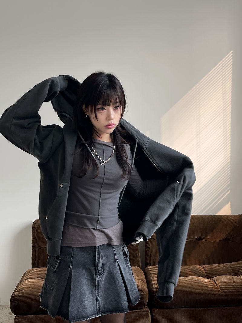 Maho Layered Tencel Long Sleeve Tee