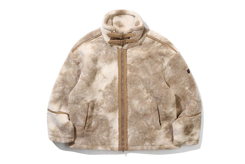MARBLING FLEECE JACKET