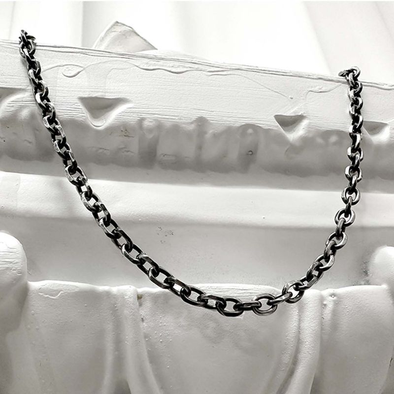 BLESSED BULLET（ブレスドブレット）の「SS-original chain necklace_black silver（Accessories）」