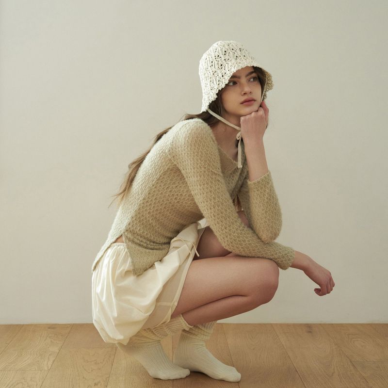 SIEOR(シオル)の「IDA bucket hat_ivory(Hats)」