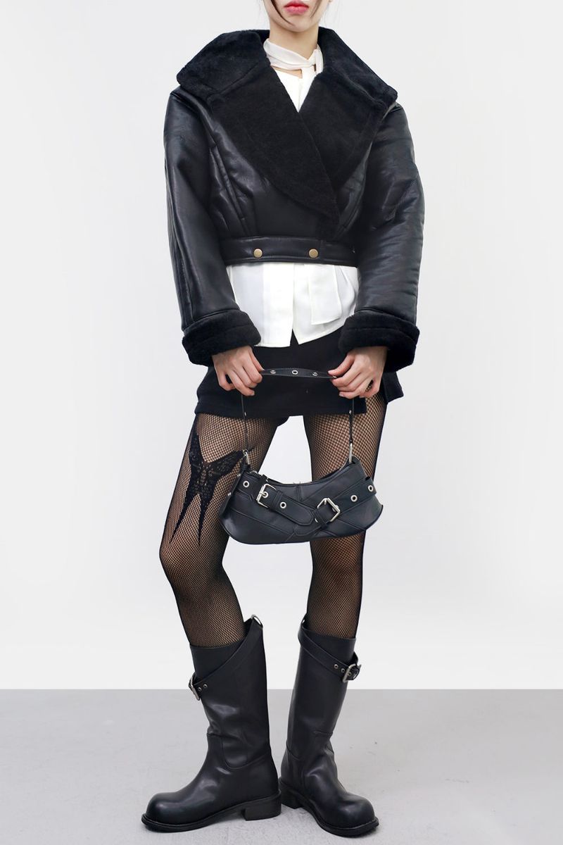 NONCODE（ノンコード）の「Square Shawl Collar Mustang Jacket（Jackets/Outerwear）」