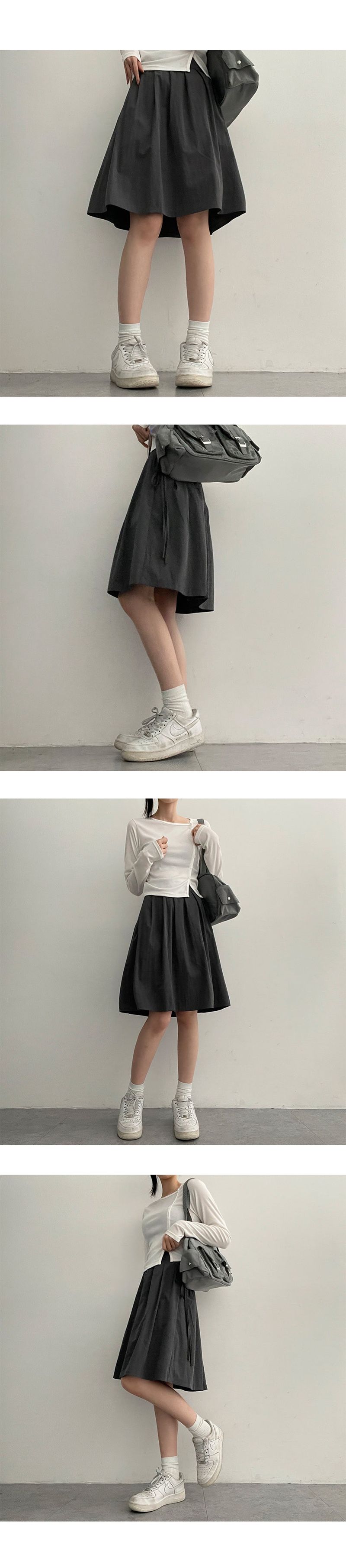 The Guineylon Ribbon Midi Skirt