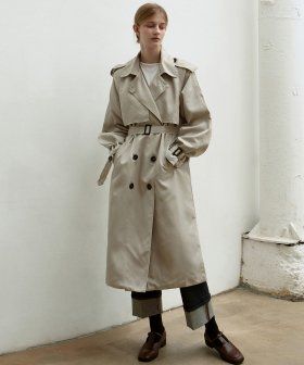 OVERSIZED DOUBLE TRENCH COAT_GRAY