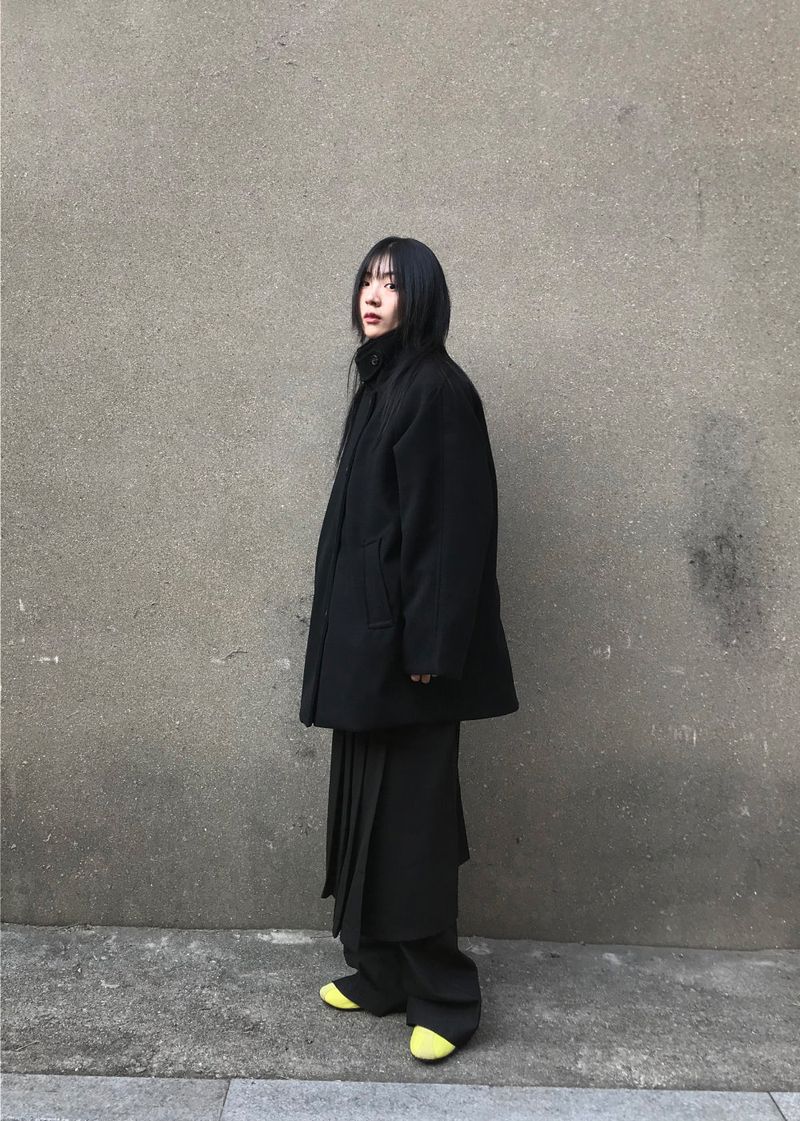  HIGHNECK HALF COAT