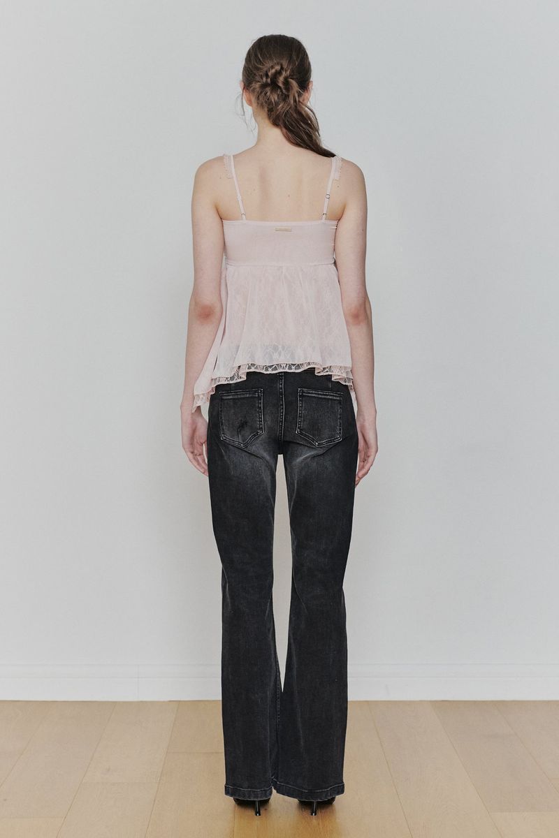 ROSE SHIRRING TOP pink