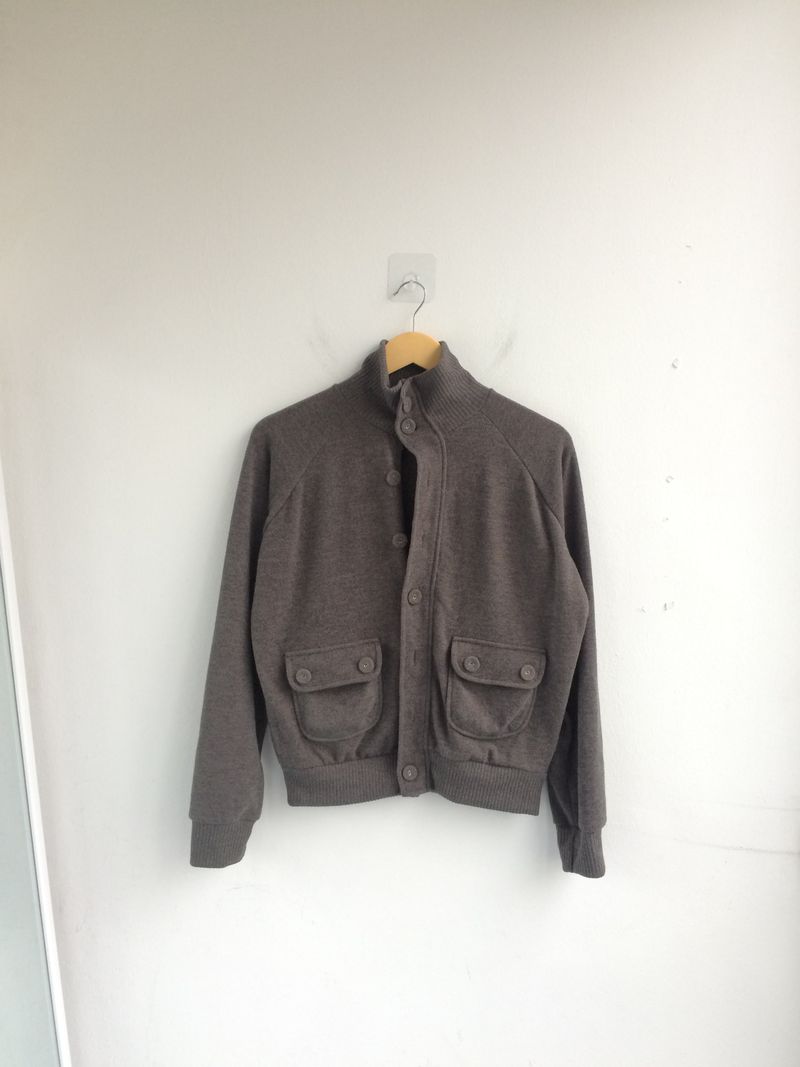 soft-touch raglan knit jacket