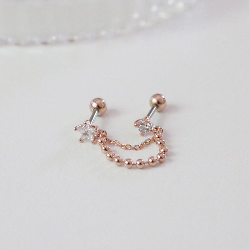 Star Two Pin Piercing / 3 color