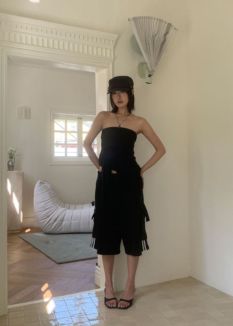 MULTI STRAP SKIRT (3color)